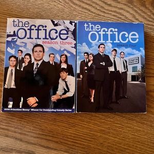 The Office Seasons 3 & 4 DVD Sets Preowned Complete W Extras